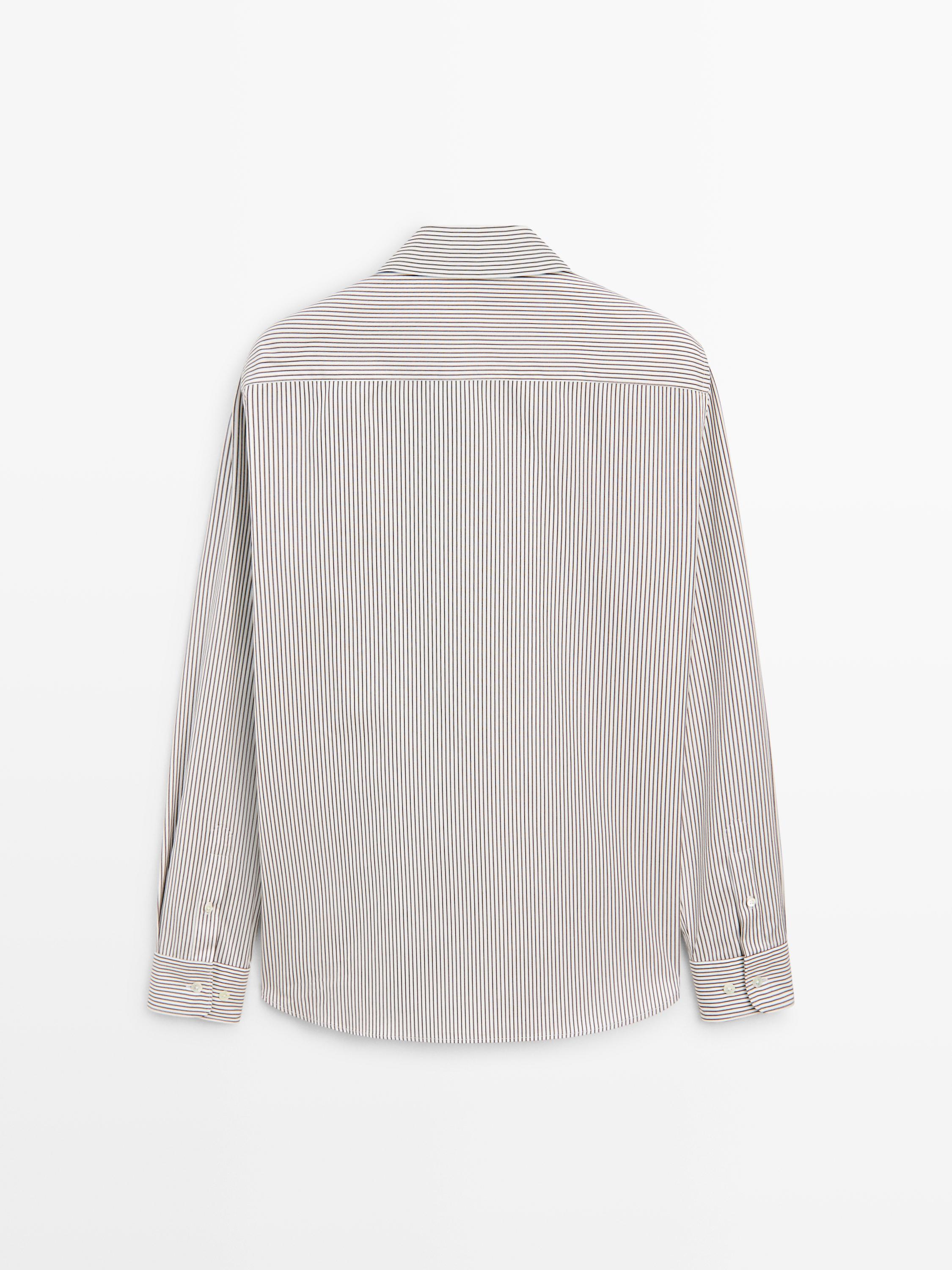 Cotton poplin shirt